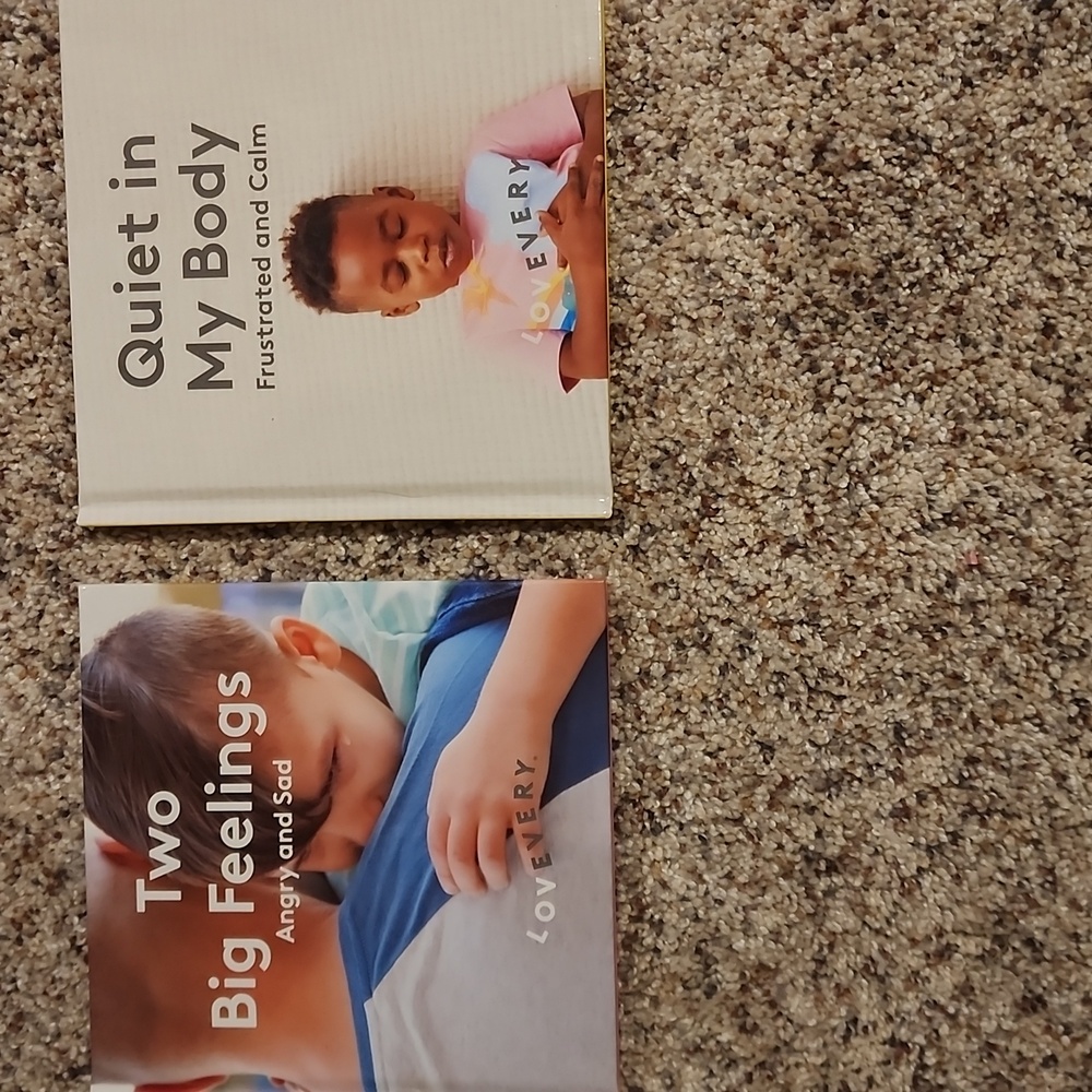 Lovevery Kids Book Set - Two Big Feelings & Quiet in My Body